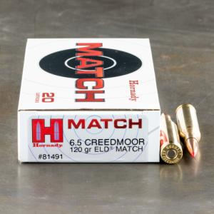 Hornady 6,5 Creedmoor 120gr ELD-Match