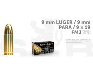 Sellier & Bellot 9mm 115gr FMJ