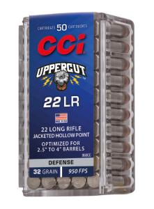 CCI Uppercut Ammo .22lr Jacketed HP 32gr 50st