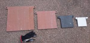 Öronplates Spalla Target Systems | Black | 25x25