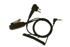 Albecom Kabel Hörselskydd 3,5mm PTT-M1 Art 669 Vinklad 2,5/3,5mm
