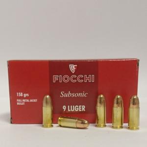 Fiocchi 9x19 FMJ 158gr