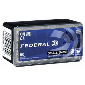 Federal Small Game Ammo .22WMR JHP 50gr
