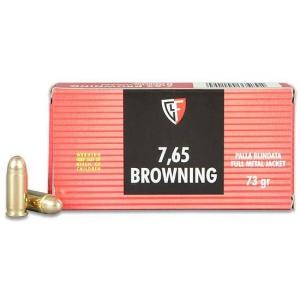 Fiocchi 7.65 Browning 73gr FMJ
