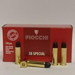 Fiocchi .38 Special 158gr LRN