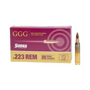 GGG .223 REM 77gr HPBT Sierra MatchKing