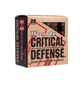 Hornady .38spl +P 110gr Critical Defence FTX 25st