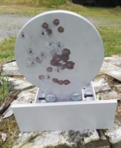 Självresande plåt 20cm Spalla Target Systems