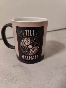 Mugg - Till Valhall | Röd-Färgskift
