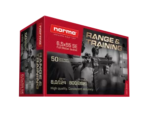 Norma 6,5x55 SE Range & Training 124gr FMJ