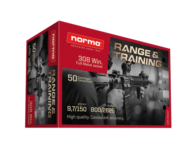 Norma .308 Range & Training 150gr FMJ