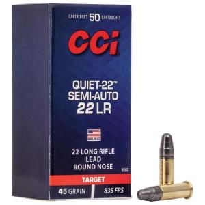 CCI .22lr Quiet Semi-Auto 45gr 835fps