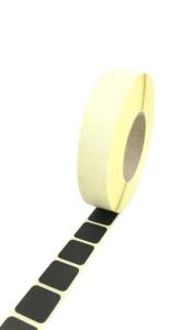 Täcklapp 12x12mm Svart