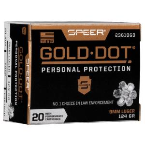 Speer Gold Dot Personal Protection 9x19 124gr GDHP - 20st