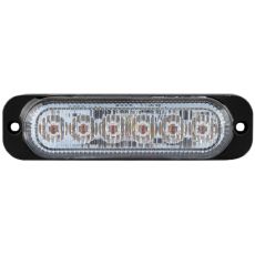 LED Blixtljus (6 Amber x 0,5W)