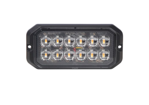 LED Blixtljus R65 Klass 2 Amber 12, 125mm