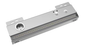 LED-kapslingsbelysning LLX-400-B, 230 V AC, 13 W