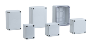 ABS Kapsling, Grå (80x75x65mm)