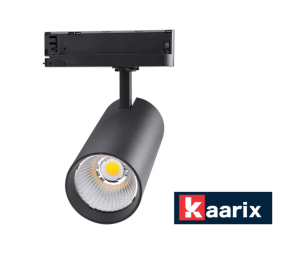 Tracklight COB LED 30W, 3-FAS, 3000K, FASDIM, SVART