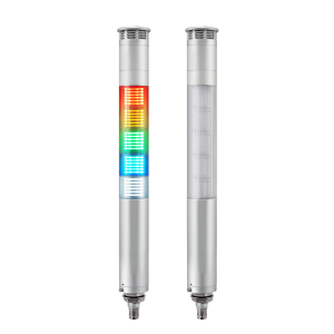 Qlight QST50BM-Ex explosionssäkert 5-lagers LED-signaltorn, AC 110-230 V, RAGBW, summer