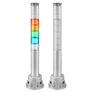 Qlight QST50BT-Ex explosionssäkert 5-lagers LED-signaltorn, AC 110-230 V, RAGBW, summer