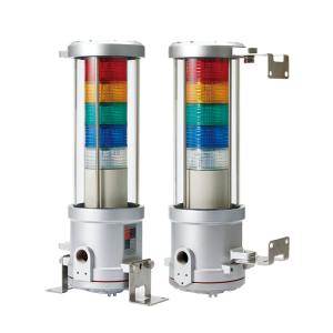 Qlight QTEX explosionssäkert 5-lagers LED-signaltorn, AC 110 V, Röd; Amber; Grön; Blå; Vit