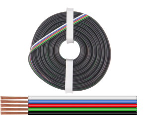 Kabel RGBW 5x0,25mm2 (10 METER)