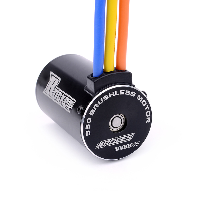 Moteur Brushless ROCKET Sensored – 550 4T 4600KV – ø5mm – Pour RC