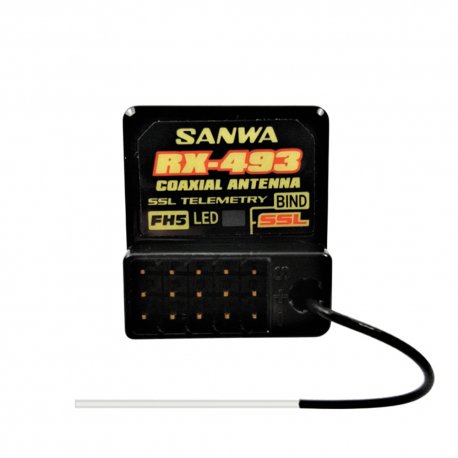 RX-493 Sanwa Mottagare SSLFH5 (SSL Funktion)