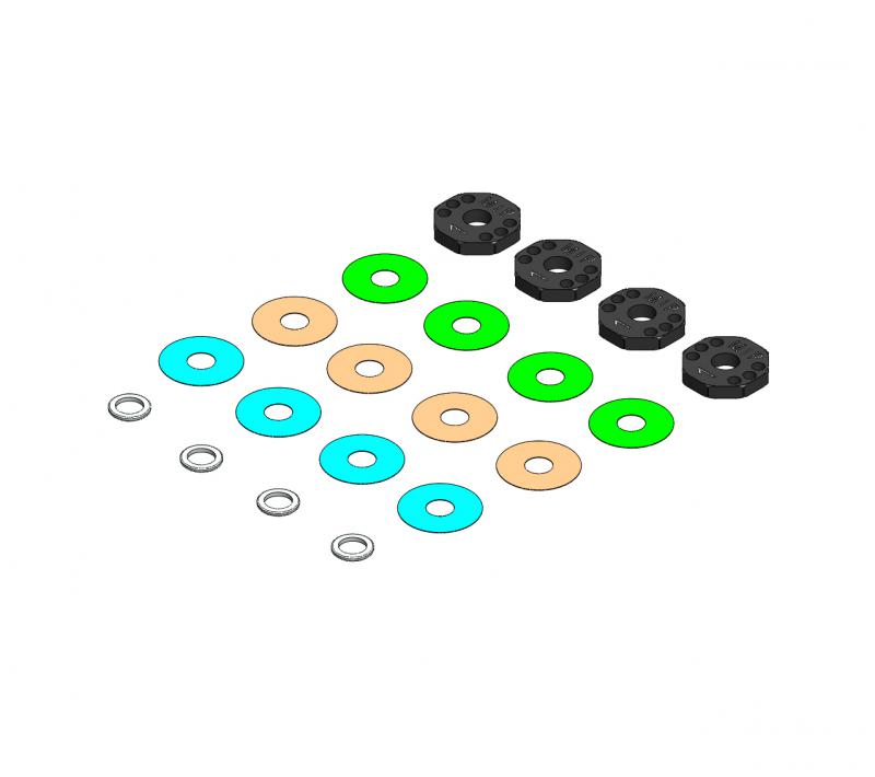 MIP Bypass1. Dämparkolvar & ventiler. Losi TEN-SCTE 1/10 Truck.