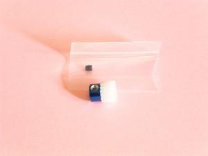 Motordrev i Delrin. 14T. 2,3mm axel. 0,5mod