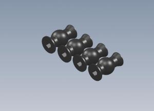 Mounting Ball Ø7mm (4 st). Intech BR-6/BR-6E