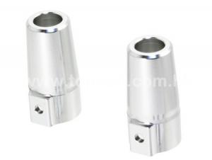 Rear axle lock-out. Silver Alu. SCX-10 Honcho & Dingo.