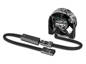 Fläkt 30mm Alu - Bottenmontering - 2 hål HUDY