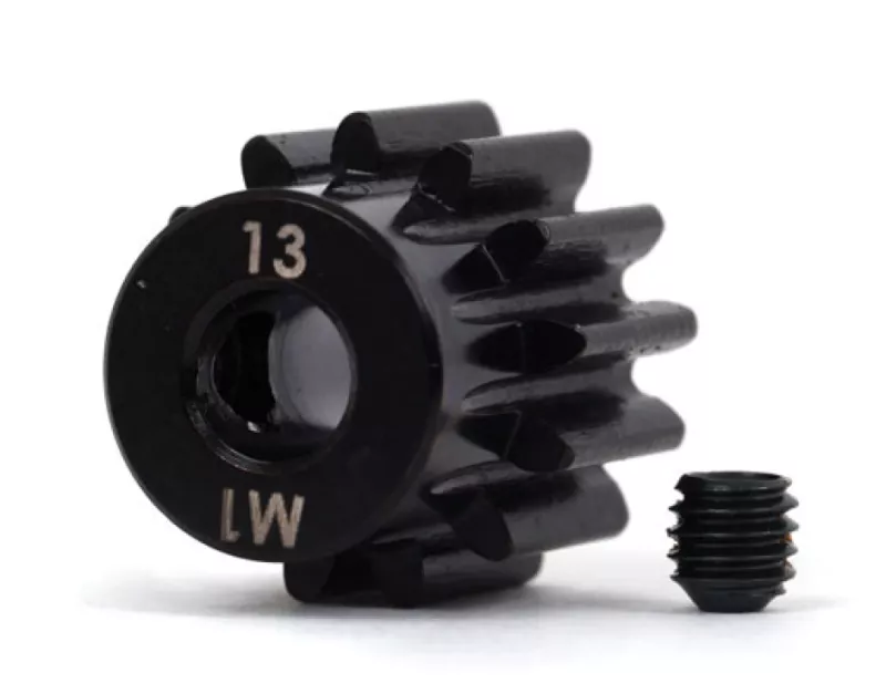Motordrev (Pinion) 13T 1.0M för 5mm Axel Fräst, Härdad (Passar Sledge 6S)