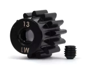 Motordrev (Pinion) 13T 1.0M för 5mm Axel Fräst, Härdad (Passar Sledge 6S)