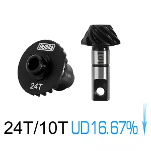 INJORA Overdrive Underdrive Alloy Steel Helical Gears for 1/18 TRX4M
