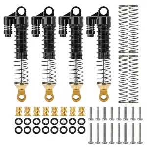 INJORA 59mm Long Threaded Oil Shocks with Brass End for 1/18 TRX4M Upgrade