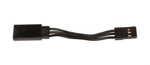 50mm Servo Wire Extension, black