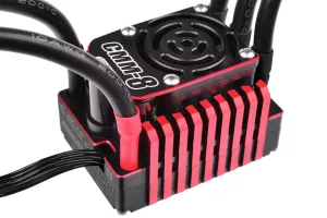 Team Corally - CMM-8 Racing Controller - 2-4S - 240A - BEC 6-7.4V 8A - Sensored-Sensorless - Black - Red Color