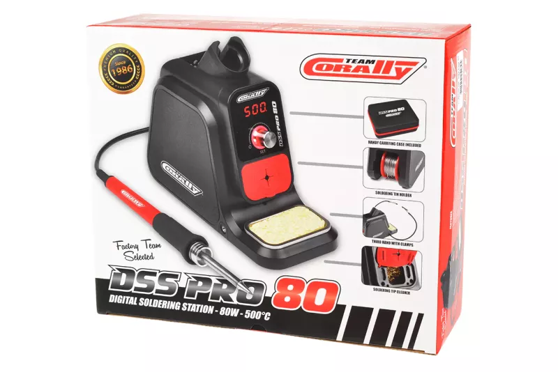 Team Corally - DSS PRO 80 - Digital LödStation - 80W / Max 500°C