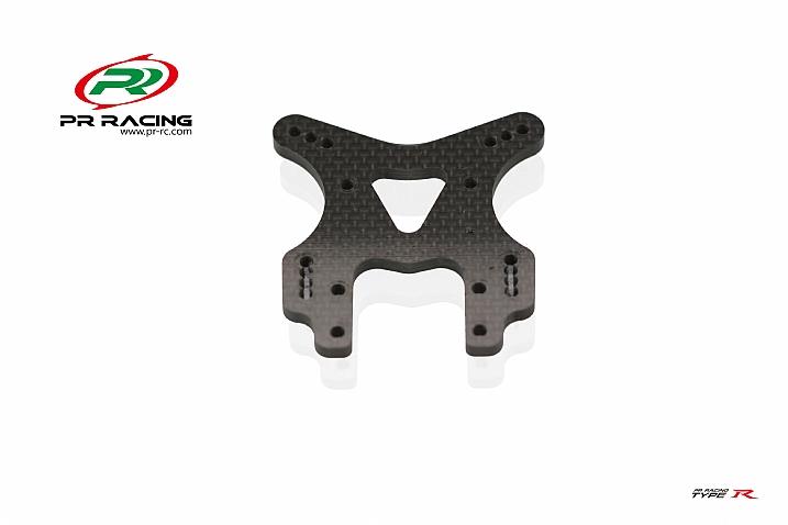 PR S1 V3R 4mm Carbon Fiber Front Shock Tower- For Type R PR Racing