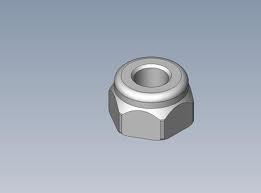 Låsmutter Stål M4 - 4mm (20 st). HongNor