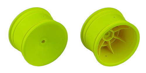 fälg bak 2WD / 4WD 1:10 Buggy, 2,2 in / 12 mm HEX, gul, (par)