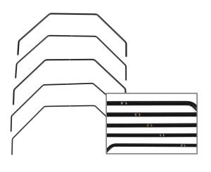 Krängningshämmare Set Bak RC10B7
