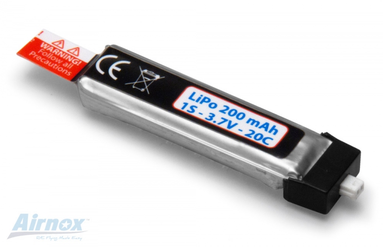 Li-Po Batteri 1S 3,7V 200mAh 20C Airnox