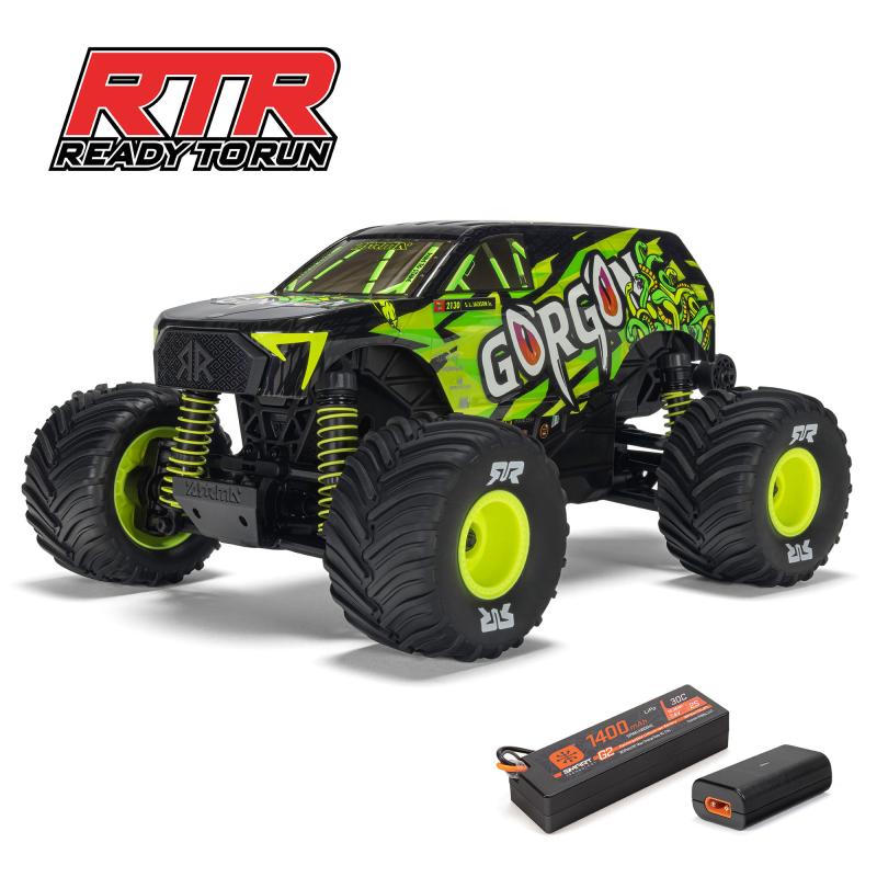 1/16 GORGON GROM 4X4 RTR Borstad Monster Truck (inkl. batteri/laddare)