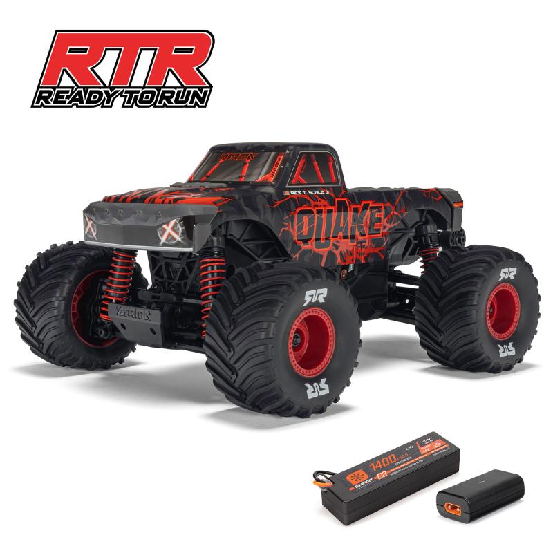 1/16 QUAKE GROM 4X4 RTR Borstad Monster Truck (inkl. batteri/laddare)