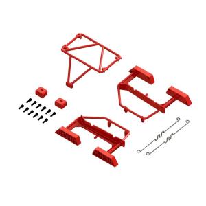Desert Truck Body Roll Cage Set Röd Arrma Mojave Grom 1/18