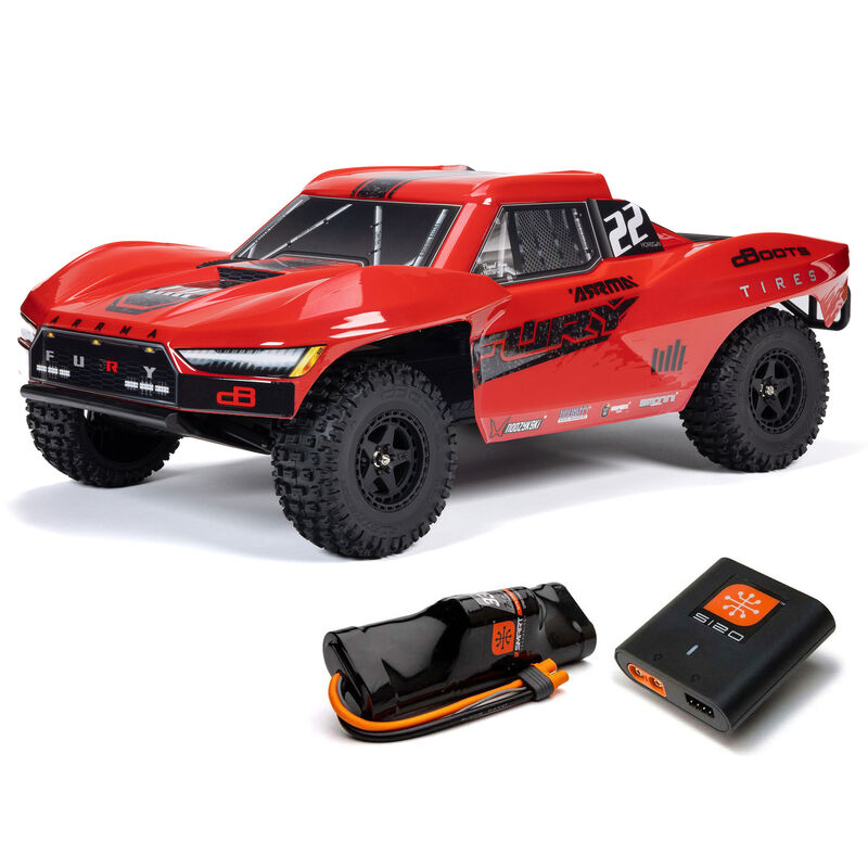 ARRMA Fury 1/10 2wd RTR Borstad Short Course (inkl. batteri/laddare)